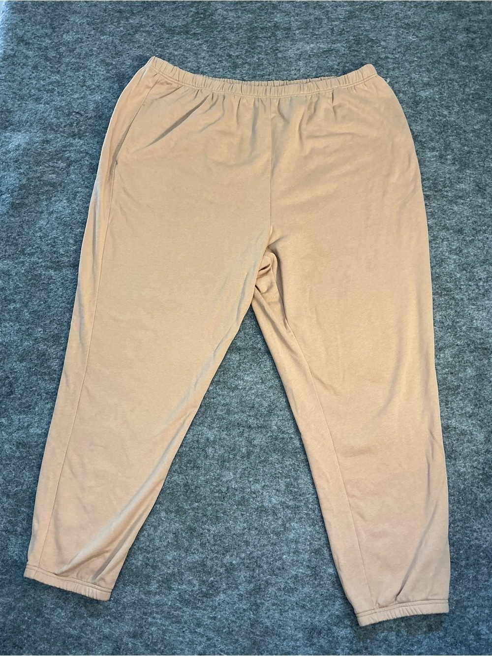 Fabletics Tan Pull On Plus Size Sweatpants Size 3X B24